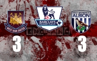 Вест Хэм - Вест Бромвич 3:3. Смотреть повтор матча, видео голов, обзор